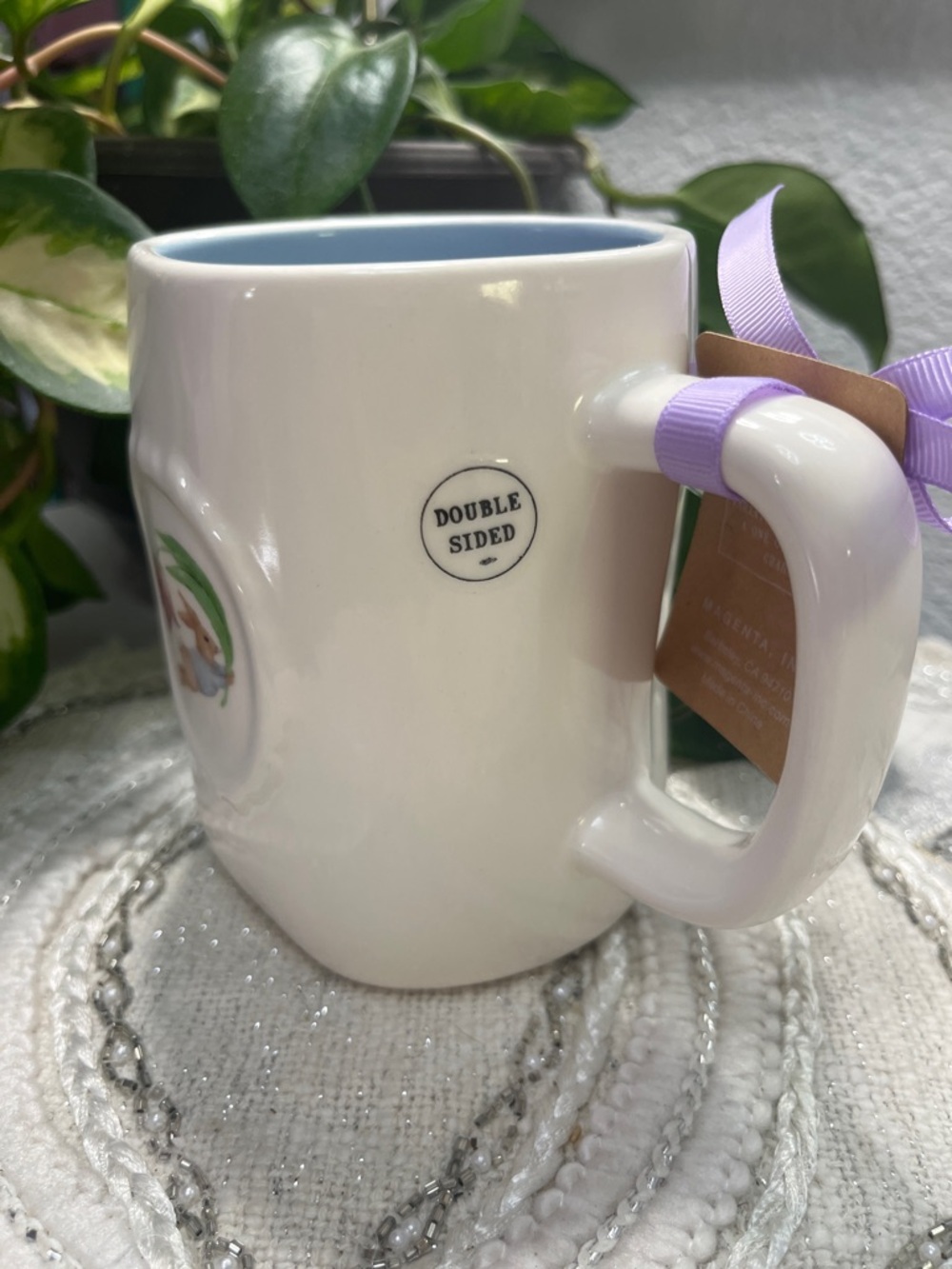 NWT Rae Dunn “Oh Hello Spring”Ceramic Coffee Mug - Picture 4 of 7